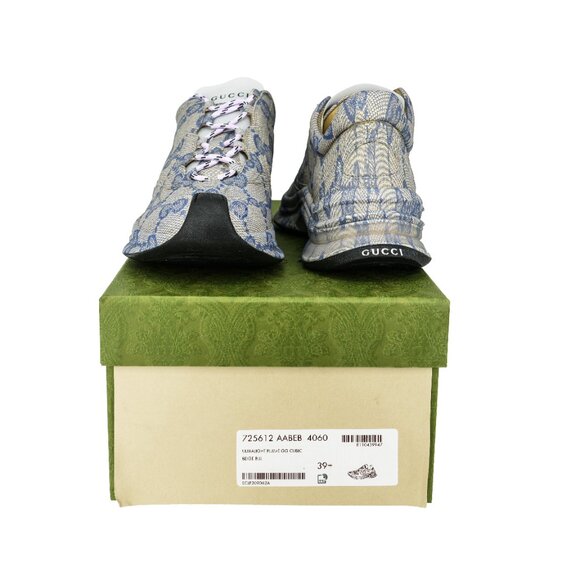 Gucci 725612 Women's GG Run Leather Sneakers - Picture 9 of 12